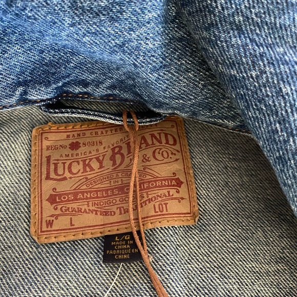 Lucky Brand Men’s Large Denim Jacket - Picture 3 of 4
